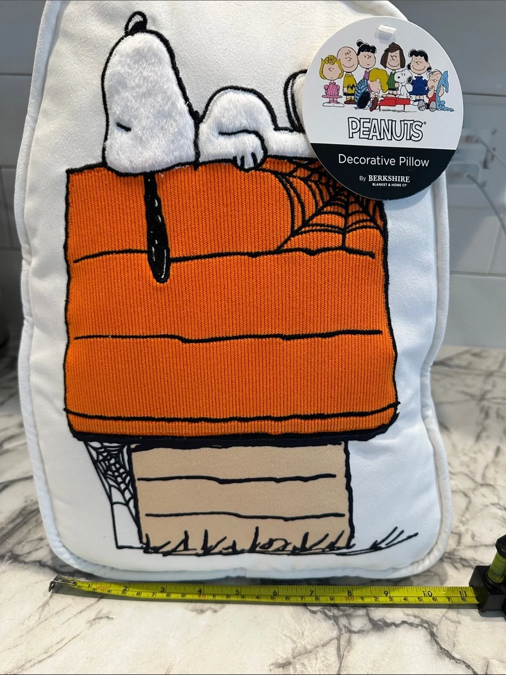 Snoopy Peanuts Halloween Decorative Pillow 🧡